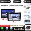 Selius Autoradio da 9 pollici, doppio DIN, con Android Auto e Apple CarPlay, potenza di 50W, realizzata in metallo e plastica, compatibile con Lancia Ypsilon dal 2012 al 2020