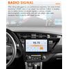 Selius Autoradio Android 14 da 10,1 pollici - Autoradio multimediale Doppio DIN - 4x50W, DSP, Bluetooth, GPS - Compatibile con Toyota Corolla Auris dal 2013 al 2016