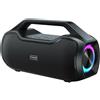 Selius Altoparlante Bluetooth portatile, 200W, con amplificazione dei bassi, autonomia della batteria di 20 ore, suono stereo, impermeabile, ideale per l'uso all'aperto