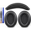 Markenlos Cuffie di ricambio e fascia per cuffie over-ear Sony WH-1000XM3, cuscinetti auricolari e fascia confortevoli per una qualità audio ottimale