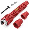 REBECCAGIBSON Chiave per rubinetto, 8 in 1 Installatore di rubinetti multifunzionale, 34 mm, 40 mm, chiave per rubinetto sottolavello, Strumento chiave per rubinetto, per lavandino, bagno