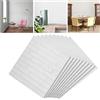 Sonnewelt Pannelli da parete 3D-10 Pezzi Carta da Parati,77x70cm Autoadesivi Muro di Mattoni Impermeabile Wallpaper per Cucina, Bagno, Soggiorno, Salone, TV Sfondo