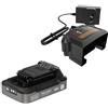 BLACK+DECKER Batteria 18V 2.0Ah e caricabatterie 1A, BDL2018S1B-QW Batteria agli ioni di litio da 2,0 Ah, indicatore LED dello stato di carica, BDL2018S1B-QW