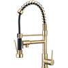 Essebagno Big Pro miscelatore lavello doccia mobile oro spazzolato
