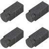 AS Axis Spindleon Power Tool 089754-01 - 2 paia di spazzole in carbonio, 6,3 x 6,3 x 15 mm, compatibili con modelli Black and Decker JS300 JS200 7552 FS500