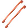 FQFLXY6589 2 pezzi Tiretti Armadio Manico lega di alluminio maniglie colorati cameretta bambini Pomello Scarpiere Manopole Cassetto Maniglione porta Tavolino,Pomolo Mobile (Passo foro 160mm,Arancione)