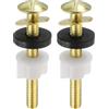 QUARKZMAN 2Pcs Viti Universali Per Sedile WC Bulloni Per Sedile WC | In Acciaio Al Carbonio, Con Dadi In Plastica E Rondelle Metalliche, Per Manutenzione Copriwater