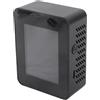 MAJONMMERD Rilevatore CO2 Qualità Dell'Aria Interna, Analizzatore Aria, Monitor Anidride Carbonica Sensore Temperatura Umidità Display in Tempo Reale 400-5000PPM con Luce Lampeggiante per (BLACK)