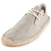 Alexis Leroy Tinta Unita Espadrillas Slip On Loafer Scarpe da Uomo Scarpe con Lacci