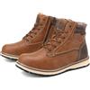 AX BOXING Scarpe Uomo Invernali Caldo Pelliccia Fodera Scarponcino Invernale Stivali Antiscivolo Stivaletti Taglia 41-46 EU