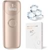 Zerellia Epilatore laser IPL con raffreddamento per donna, oro scuro | Epilatore luce pulsata con 9 livelli di energia, 999.900 impulsi, luce rossa da 600 nm, modalità flash automatica