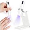 SUNSMAI Mini lampada UV per unghie, lampada UV ricaricabile per unghie in gel con | Piccola lampada UV per unghie con display a LED, timer da 20/60 secondi, per polimerizzare colla per unghie e tip per unghie