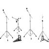 Gretsch Hardware Explorer GR-G2Pack - Set completo di hardware per batteria 5 pezzi - 2x aste a giraffa per piatti - supporto rullante - asta Hi-Hat - pedale singolo - leggero e stabile