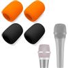 Voarmaks Confezione da 4 copricapi per microfono in schiuma compatibili con Sennheiser E835 E835-S E845 E845-S E935 E965 E935 E945 XS-1 SE ELECTRONICS V7 Dynamic Microphone, filtro anti-pop parabrezza