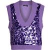 LIU -JO - Maglia Gilet - Viola
