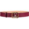 MOSCHINO - Cintura Regular - Bordeaux