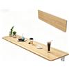 Generic Piccolo Tavolo Ribaltabile A Parete Tavolo Da Computer Galleggiante Legno | Piccolo Tavolo Ribaltabile A Parete Tavolo Da Computer Galleggiante Tavolino Da Pranzo, Soggiorno, Salotto, Bagno, Cucina