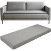 Vehiwell Topper per divano in memory foam, con fodera lavabile | Cuscino copridivano con fodera lavabile per divano, copridivano con fondo antiscivolo, per divano, divano e loveseat