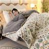 YWQJL Piumoni Trapuntino Una Piazza e Mezza Piumino Matrimoniale Invernale Piumone Caldo Trapunta Invernale Double Face Matrimoniale Imbottita Coperta Pile(#28,200x230cm/3kg)