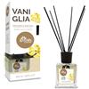 LOOAN PERFUMES Diffusore per Ambienti Vaniglia 100 ml con Bastoncini, Profumatore per Casa a Rilascio Graduale, Fragranza Dolce e Avvolgente per Soggiorno, Camera, Bagno e Ufficio