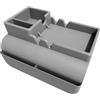 Generic Borsa portaoggetti da appendere al divano,Vassoio per corrimano divano antiscivolo,Divano Mini tavolo