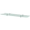 vidaXL Mensole Galleggianti 2 pz in Vetro 100x10 cm 8 mm