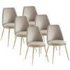 Vente-unique Brand Vente-unique - Sedia Lotto di 6 Nebina - velluto - beige