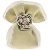 Doni Bomboniere Offerte Stock 12 pz Sacchetto Confetti Tondo Elegante Sacchetti Portaconfetti Cresima Santa Forma Segnaposto Porta Fai Te Scatoline Matrimonio Battesimo Caramelle Confezione