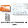 Mitutoyo 613611-02 Ceramic Gauge Block 1,00 mm Grado 0 Strumento di misurazio...