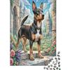 VNXTPQLKWMDJ Cane Taglia Grande Giardino di Villa Puzzle 1000 Pezzi Carta Puzzle per Adulti Relax Casa Decorazione Regalo Famiglia 38x26cm/1000pcs