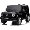 Mondial Toys Mercedes G63 AMG 12V Macchina Elettrica per Bambini con Ruote in Gomma 2 Potenti Motori Telecomando Sedile in Pelle Cintura 5 Punti Bluetooth Luci LED - Nero
