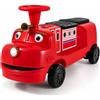 KOMFOTTEU Trenino Elettrico per Bambini 3+Anni 2 Posti Portata 60kg (Rosso) | 12 V Giocattolo Cavalcabile con Musica, Sedili Rimovibili, Contenitore Portaoggetti, Velocità Regolabile e Doppia Ricarica
