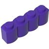 XYEIUGO GDS-1079 30137 Mattone palizzata 1x4, Viola scuro, 50 pezzi