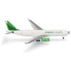 Herpa Modellino Aereo Avianca Cargo Airbus A330-200F - livrea verde | Miniatura fedele per collezionisti di aerei dai 14 anni, modellismo dettagliato, senza base, metallo, scala 1:500