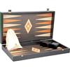 Chessgammon Manopoulos Wengé - Set di backgammon in rovere 50,8 cm