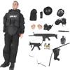 Generic Action Figure Militare 30 cm Modello Soldato Combattimento Deserto con Accessori Scala 1/6