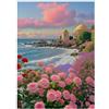 E1Q7R5V8 Puzzle Mini 1000 pezzi Fiori Mare Architettura per Adulti | 70x50cm Cartone, Decorazione della casa, Taglio preciso, Regalo di incontro, Relax mentale