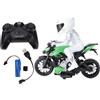 BSTCAR Giocattoli Motocicletta Telecomandati con Luci (Verde) | Moto Acrobatica RC Ad Alta velocità per Drift per Ragazzi e Ragazze