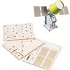 Kelawoly Giocattolo Fai-da-te Modello Spaziale Elettrico in Legno per | Legno Composito, Alimentato a Batteria, Kit di Assemblaggio per Bambini, Sviluppa la Coordinazione Occhio-mano e la Pazienza
