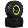 Generic Gomma 166mm Ruota Pneumatico Esagonal 2/4pc per Traxxas per E-Revo 1/8 1/10 | Aggiornamenti auto RC, pneumatici fuoristrada 166mm con esagono da 17 mm camion grandi dimensioni Ricambi