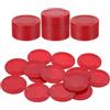 sourcing map 50 fiches da poker in plastica, 38 mm, mini fiches da bingo, contatori per l'apprendimento, contatori, dischi, marcatori, token di gioco opachi, per gioco, gioco, matematica, conteggio