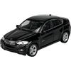 Generisch Welly Modello Auto Compatibile con BMW X6 E71 Nero SUV 2008-2014 ca 1/34-1/39 Metal Model Auto Die Cast Nuovo in scatola