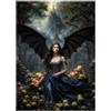 E1Q7R5V8 Donna Fantasia Castello 1000 Pezzi Mini Puzzle per Adulti | 38 x 26 cm cartone, decorazione casa, taglio preciso, regalo di compleanno, relax