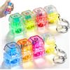 Joycabin 2 pezzi tastiera giocattolo fidget con LED, portachiavi tastiera, tastiera fidget a 4 tasti, tastiera luminosa clicker divertente e colorata per ansia, ufficio, scuola e viaggi