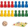 ZenoScope 1 Set Completo 16 Pedine 3D + 1 Dado | Gioco da Tavolo per Famiglie, Bambini e Adulti | Classico, Sviluppa Strategia e Logica, Divertimento Assicurato