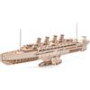 Little Story Titanic Puzzle in legno 3D con nave dei passeggeri, kit di costruzione di modellini transatlantici in legno, set creativo da costruire fai da te, regalo per adolescenti e adulti dai 14