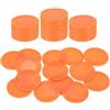 sourcing map 50 fiches da poker in plastica, mini chip da bingo da 38 mm | Contatori di apprendimento Conteggio Contatori Dischi Marcatori Token di gioco opachi per gioco Gioco Conteggio matematico