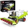 Mould King 17014 - Kit mietitrebbia, trattore radiocomandato (MOC), robusto set di mattoncini da costruzione per adulti (1265 pezzi)