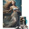 JIANGENNF Puzzle da 1000 pezzi La nascita di Venere, gioco rompicapo, decorazione per la casa, con pezzi di forma casuale completamente ad incastro 50x75cm