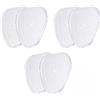 Cyberwork Cuscinetti metatarsali donna 3 paia, trasparenti, anti-sfregamento | Sottili 0,2cm, texture a rilievo, lavabili, riutilizzabili, per ballerine, scarpe pelle e uso quotidiano